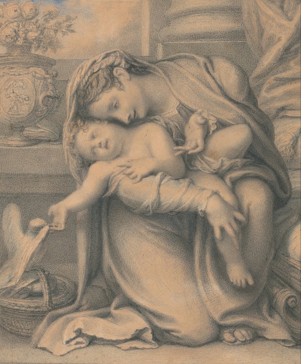 Madonna og barn av Richard Cosway