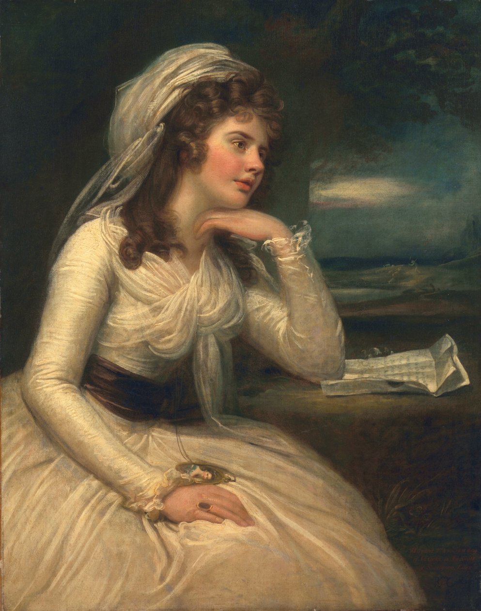 Margaret Cocks, senere Margaret Smith, 1787 av Richard Cosway