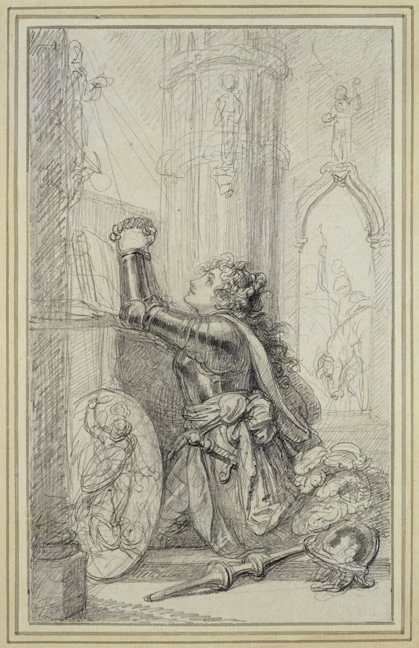 Studie av St. Jeanne d