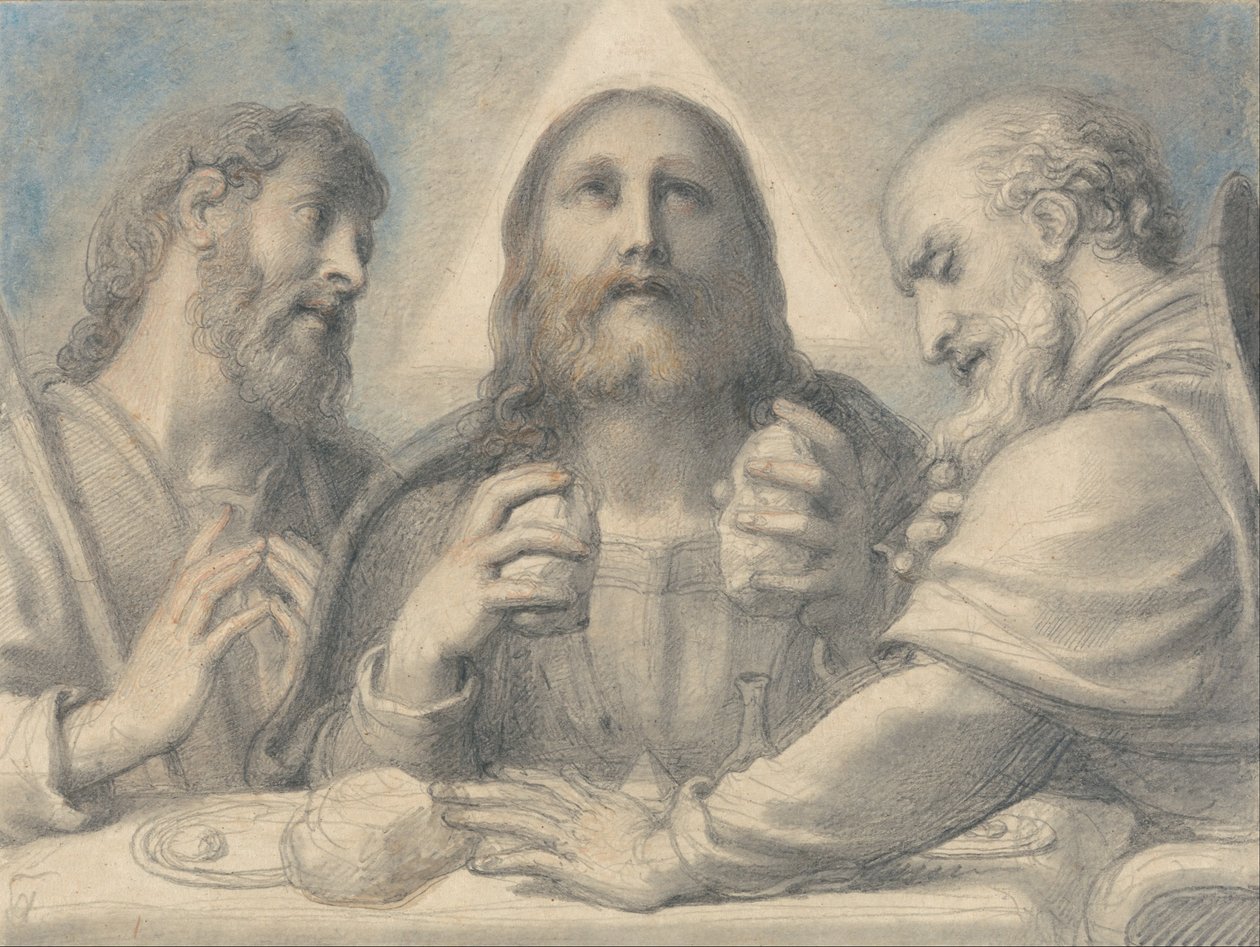 Kveldsmat på Emmaus av Richard Cosway