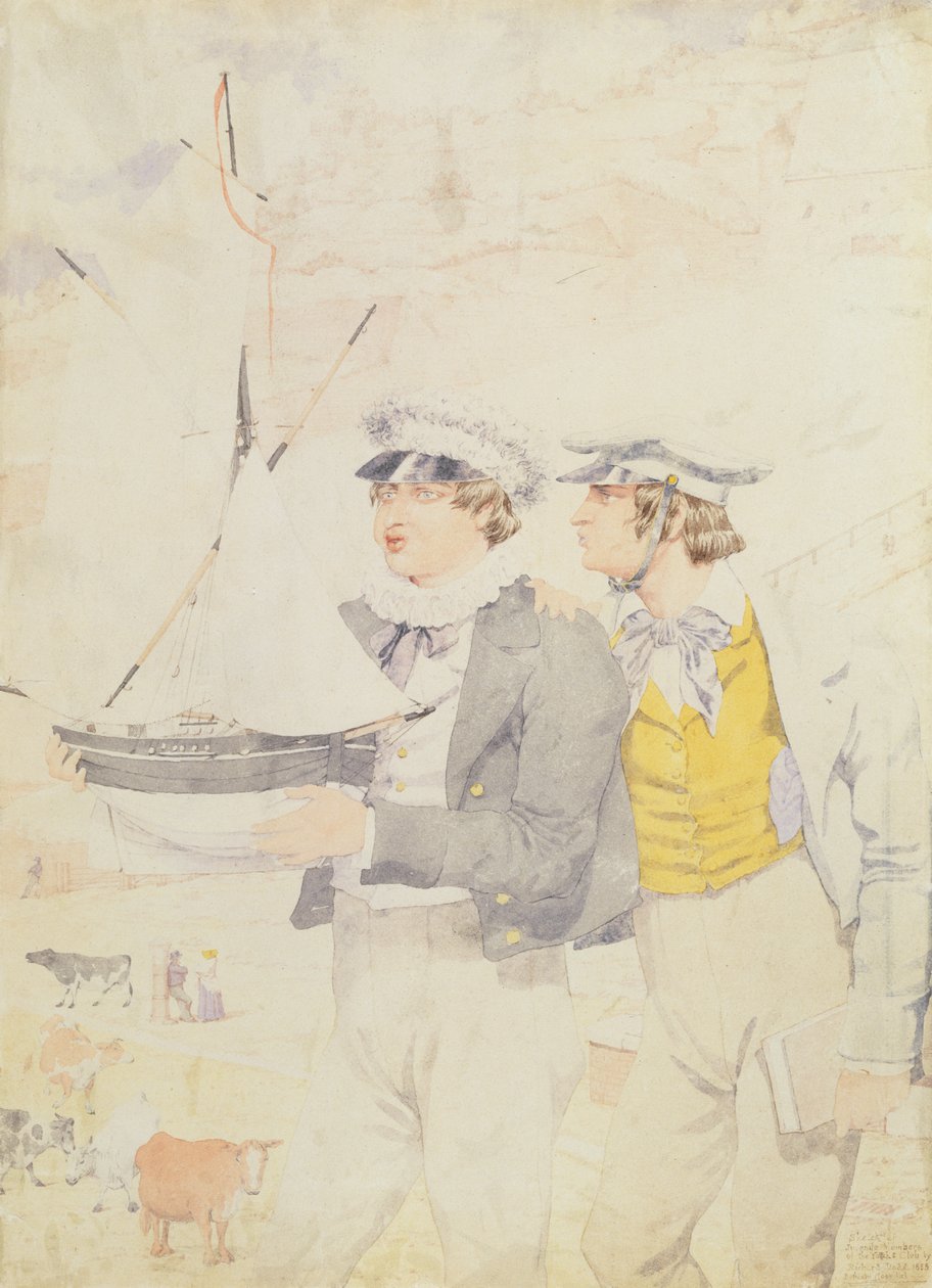 Juvenile Members of the Yacht Club, 1853 (wc og grafitt på papir) av Richard Dadd