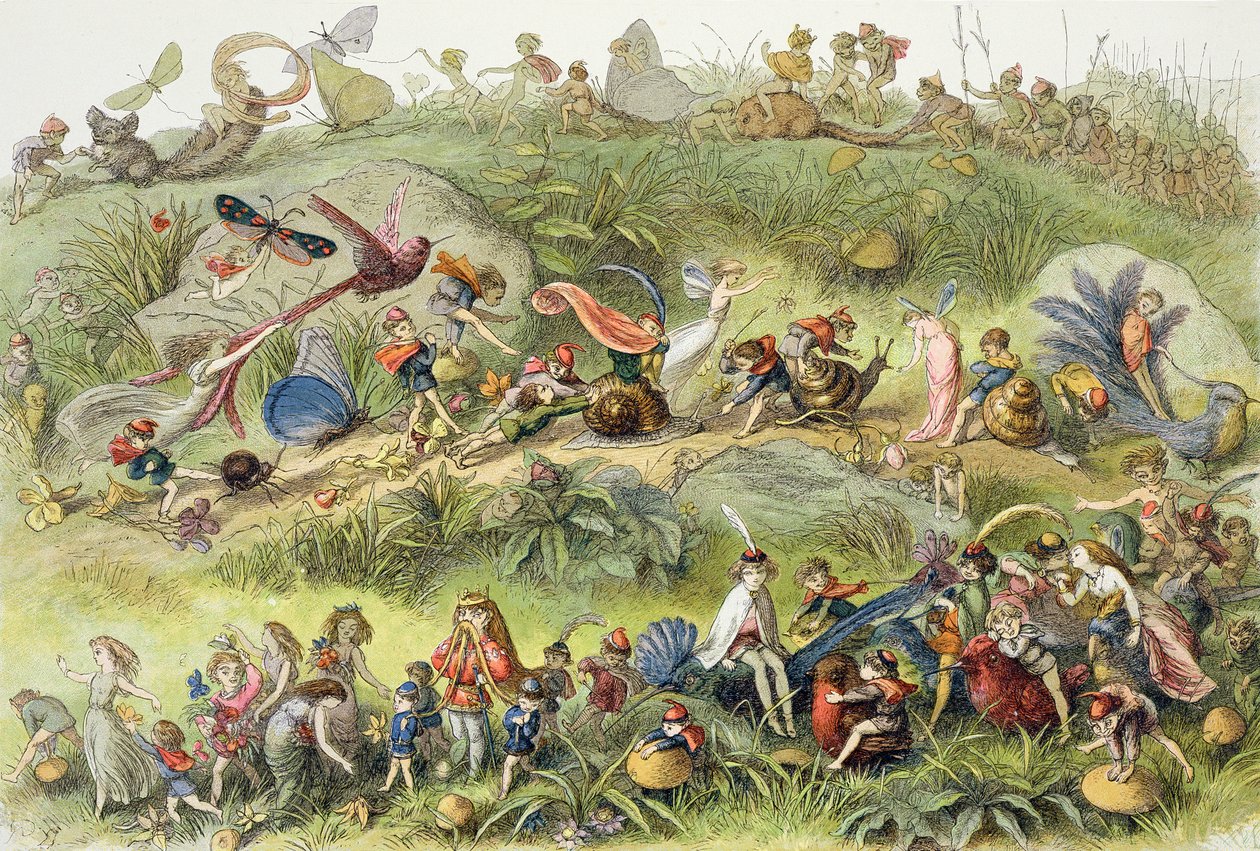 Triumphal March of the Elf-King, illustrasjon fra 