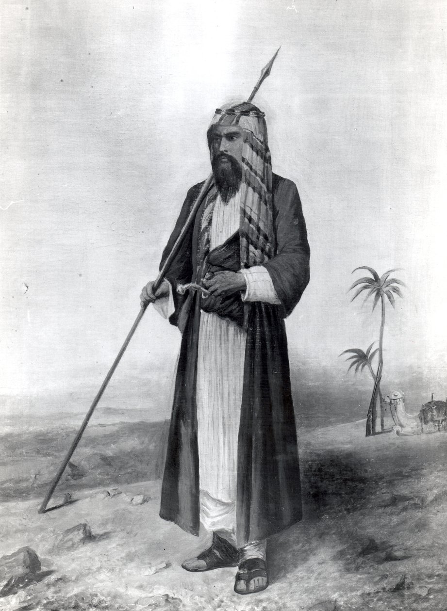 Portrett av Richard Burton (1821-90) (fargegravering) av Richard Francis Burton