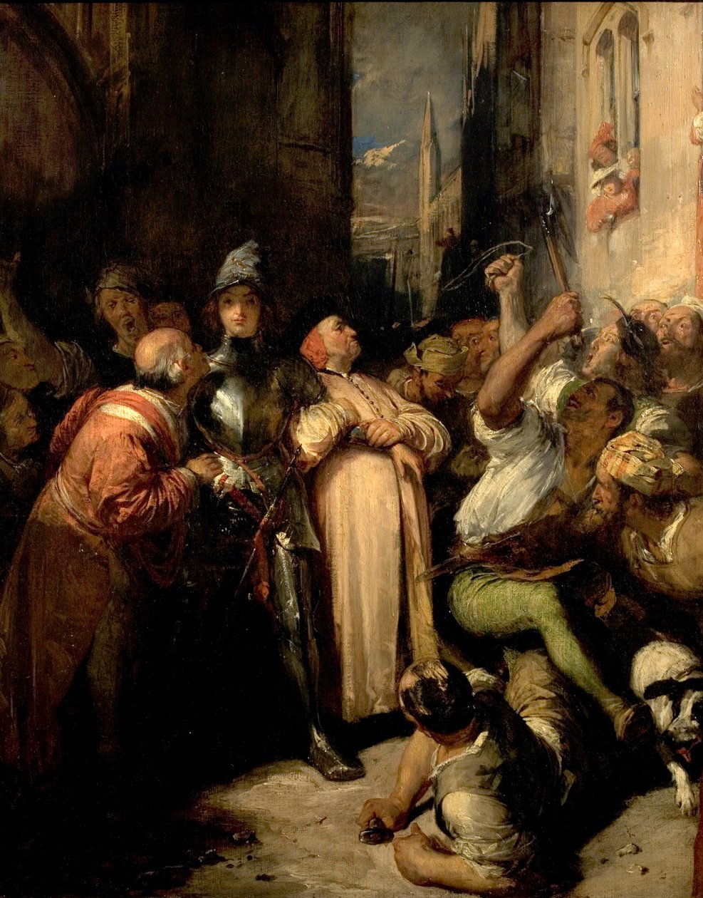 Quentin Durward i Liege, Belgia, 1827-28 av Richard Parkes Bonington