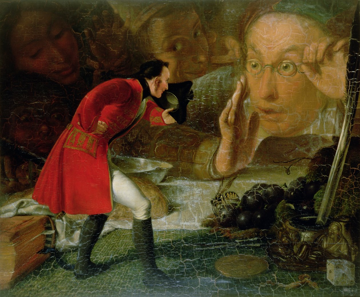 Gulliver utstilt for Brobdingnag-bonden av Richard Redgrave