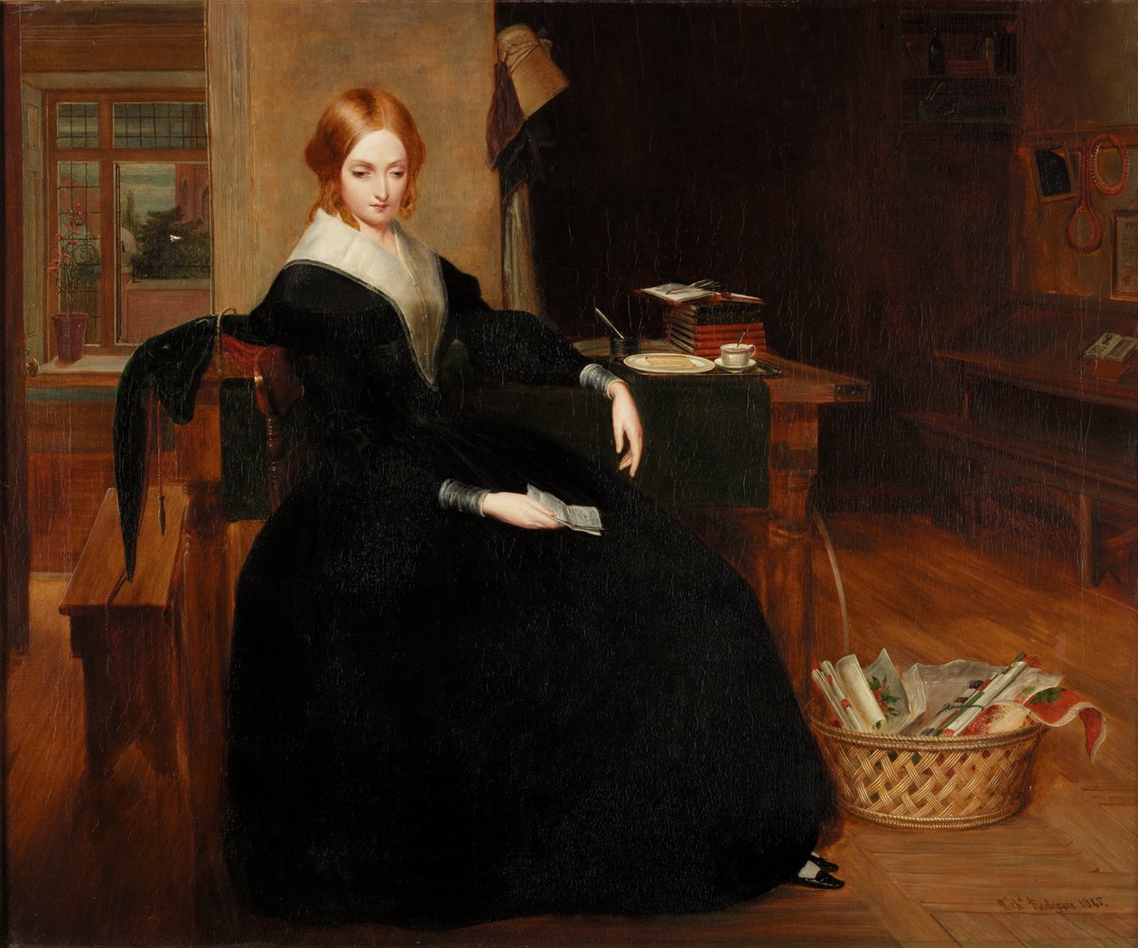 Den fattige læreren, 1845 av Richard Redgrave