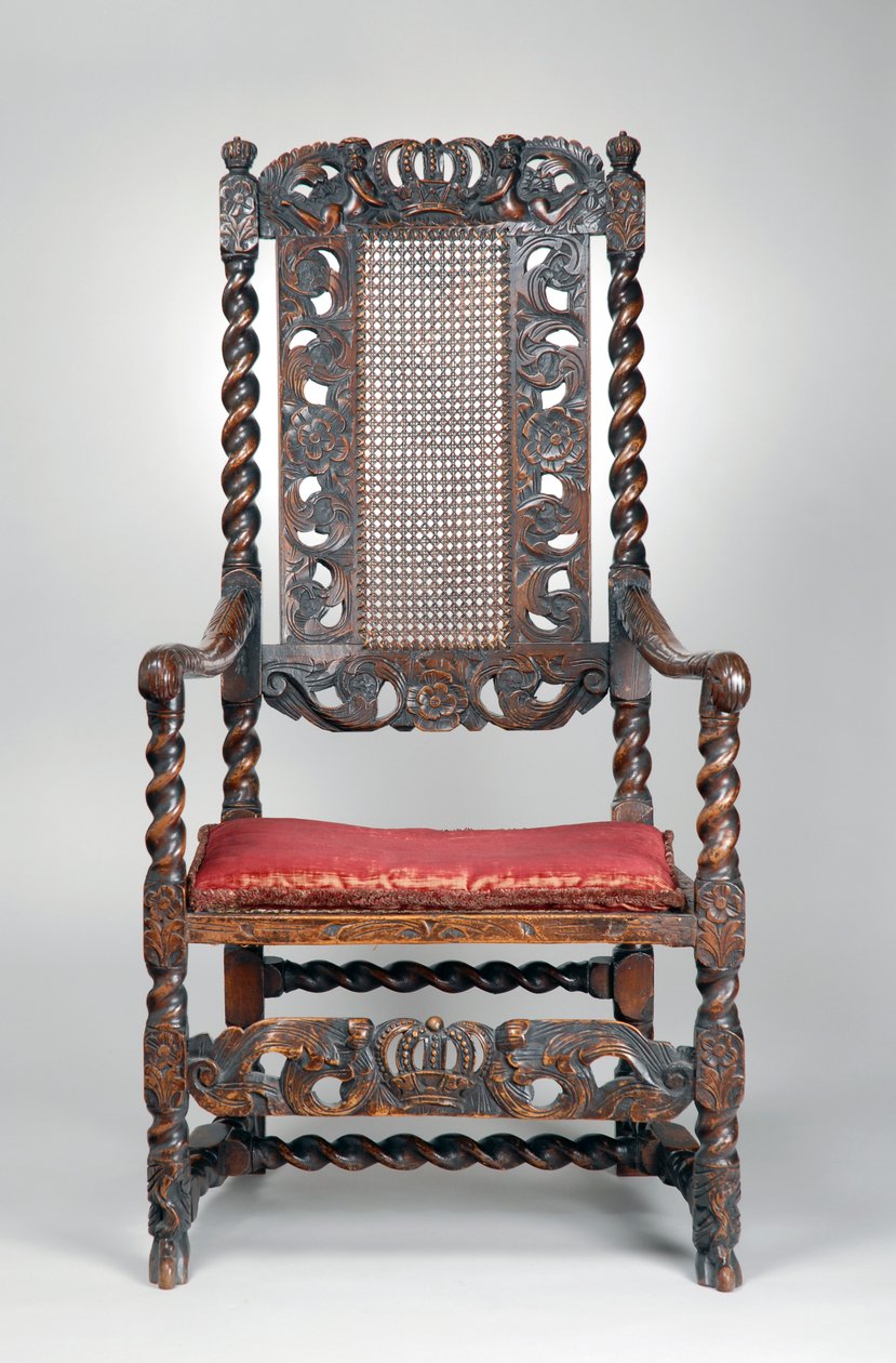 Lenestol, ca. 1680 (valnøtt) av Richard (attr. to) Price