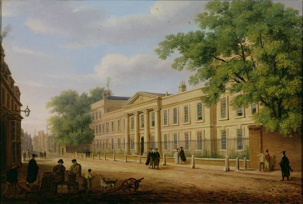 Utsikt over Emmanuel College, Cambridge University av Richard Bankes Harraden
