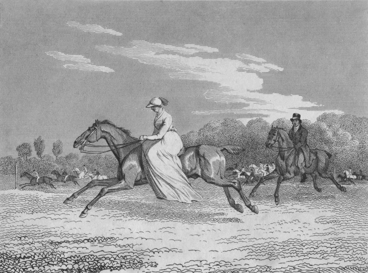 The Lady at Egham Races, c1810 av Richard Barrett Davis