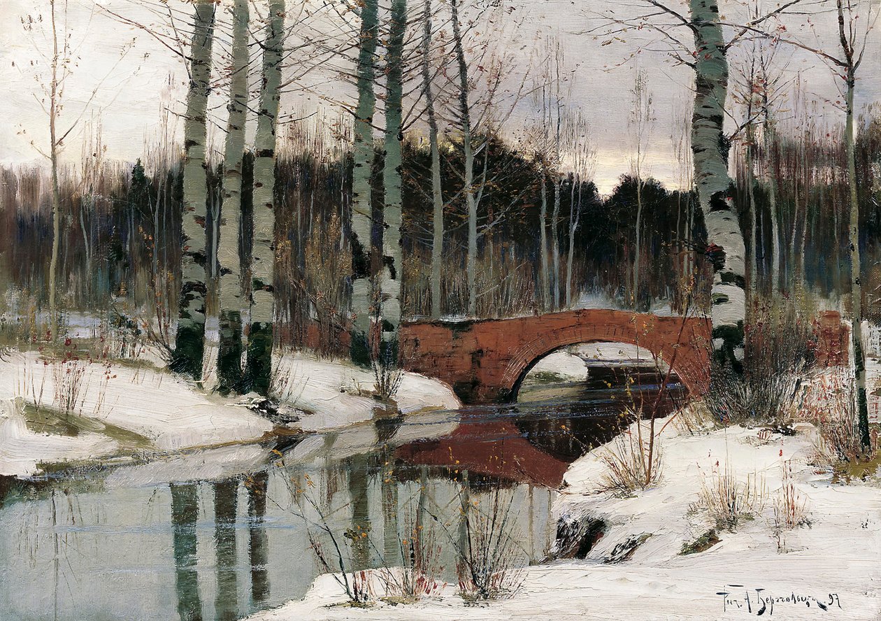 Tin i Gatchina', 1897. av Richard Bergholz