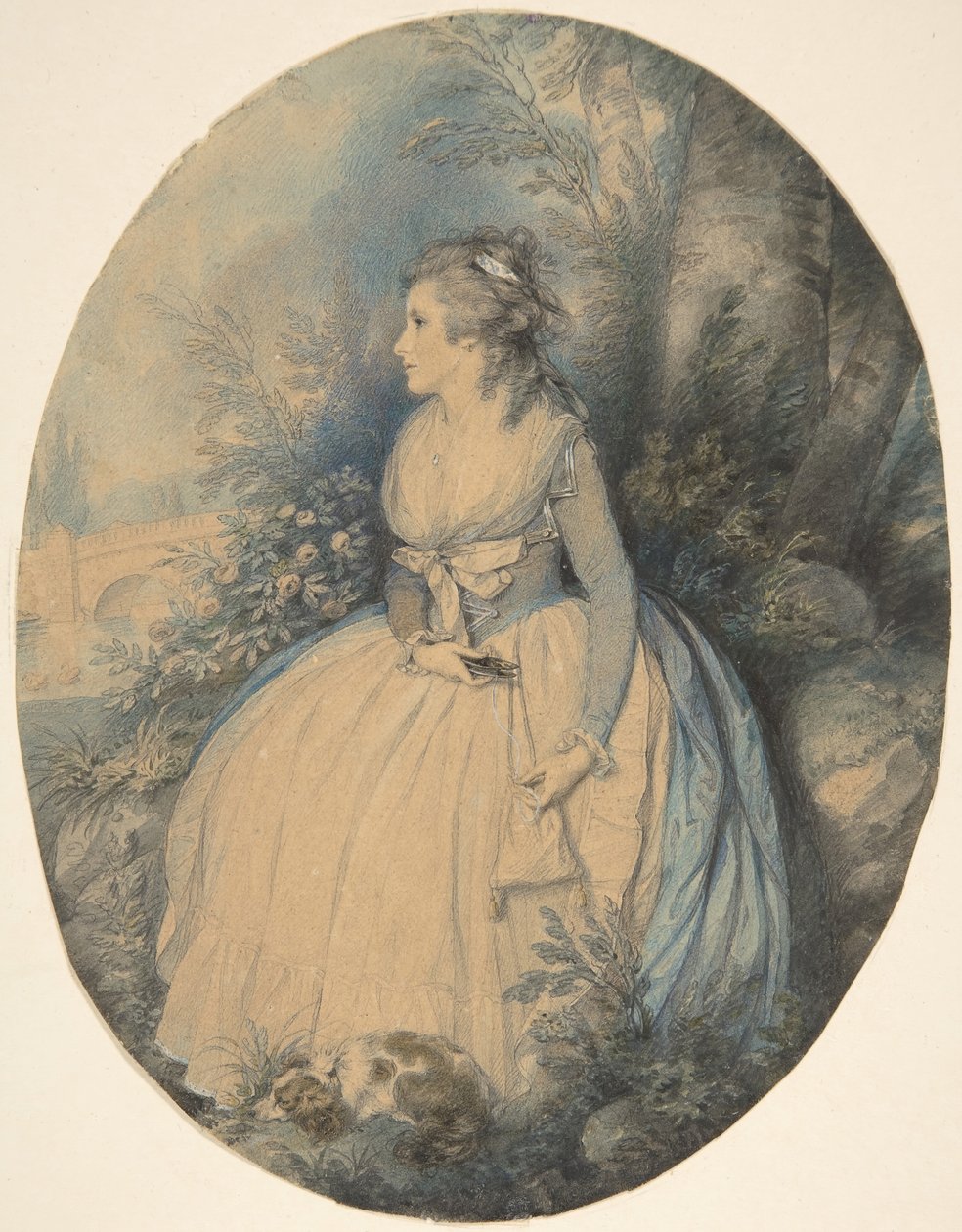 Mrs. Robinson som Perdita, ca. 1779. av Richard Cosway
