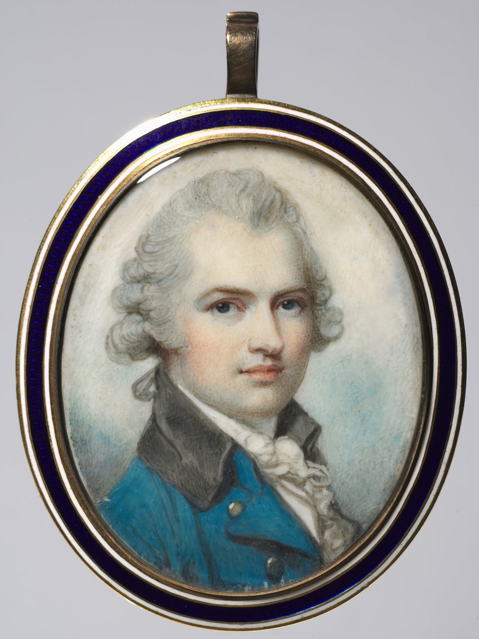 Portrett av en mann, ca. 1790. av Richard Cosway
