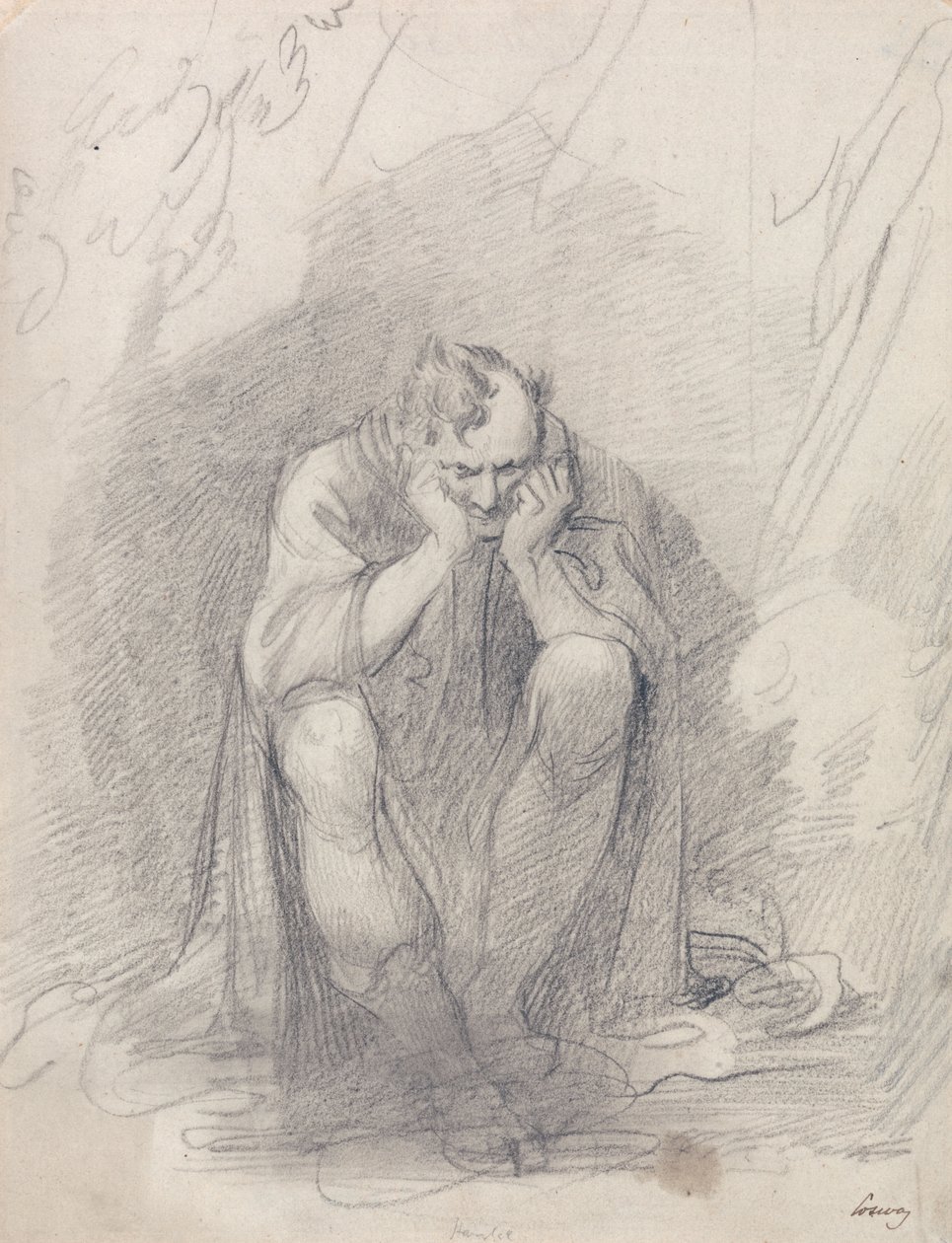 Timon fra Athen før hulen hans av Richard Cosway