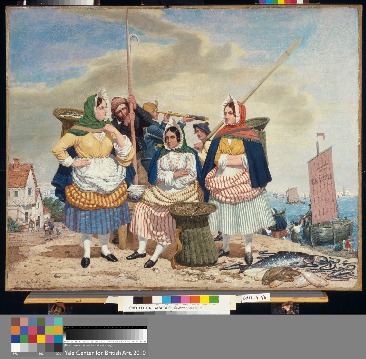 Fisketorg ved sjøen av Richard Dadd