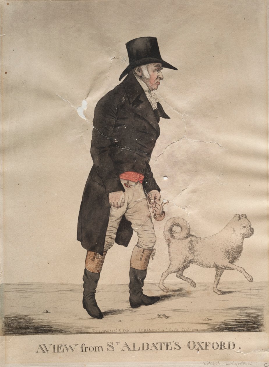 En utsikt fra St. Aldates, Oxford. av Richard Dighton