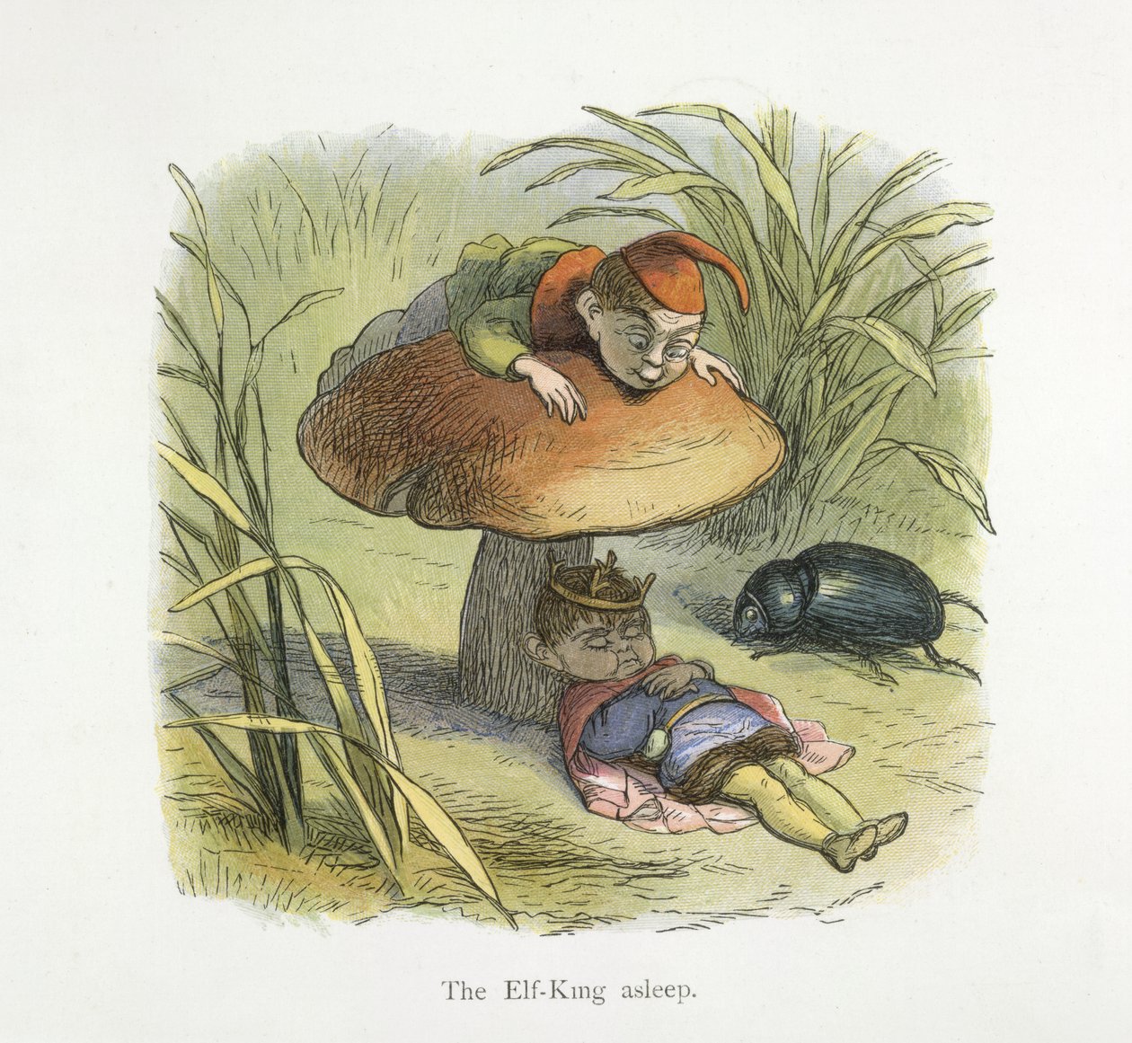Alvekongen sover av Richard Doyle