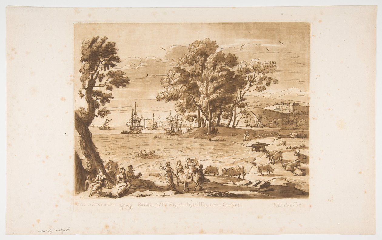 Voldtekt av Europa, 1776. av Richard Earlom