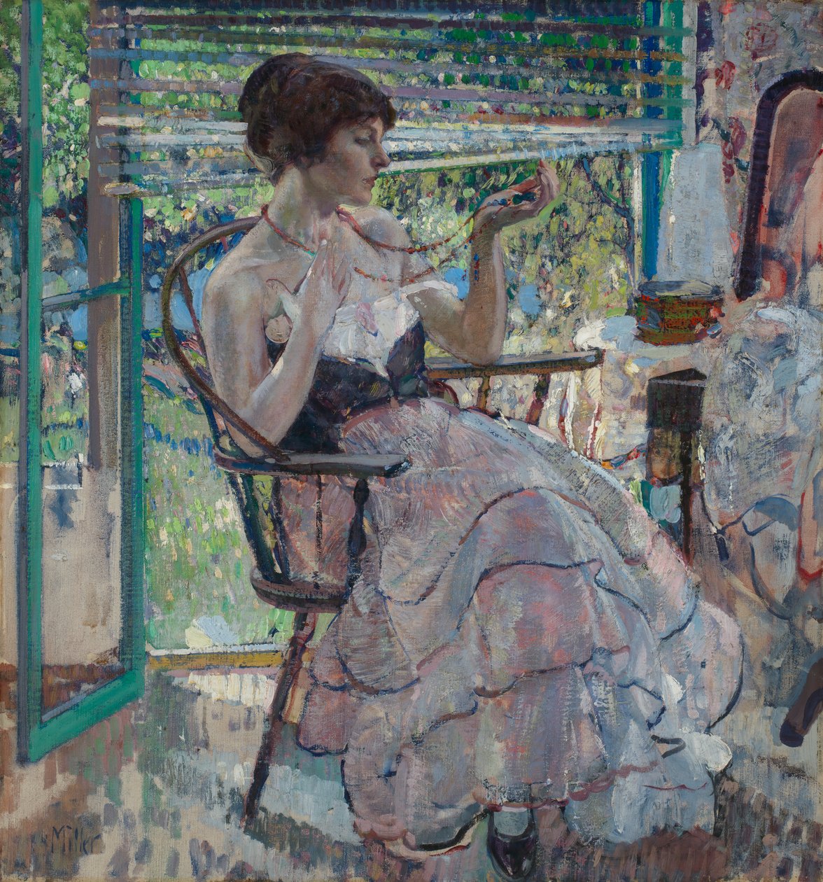 Halskjedet, ca. 1924. av Richard Emile Miller