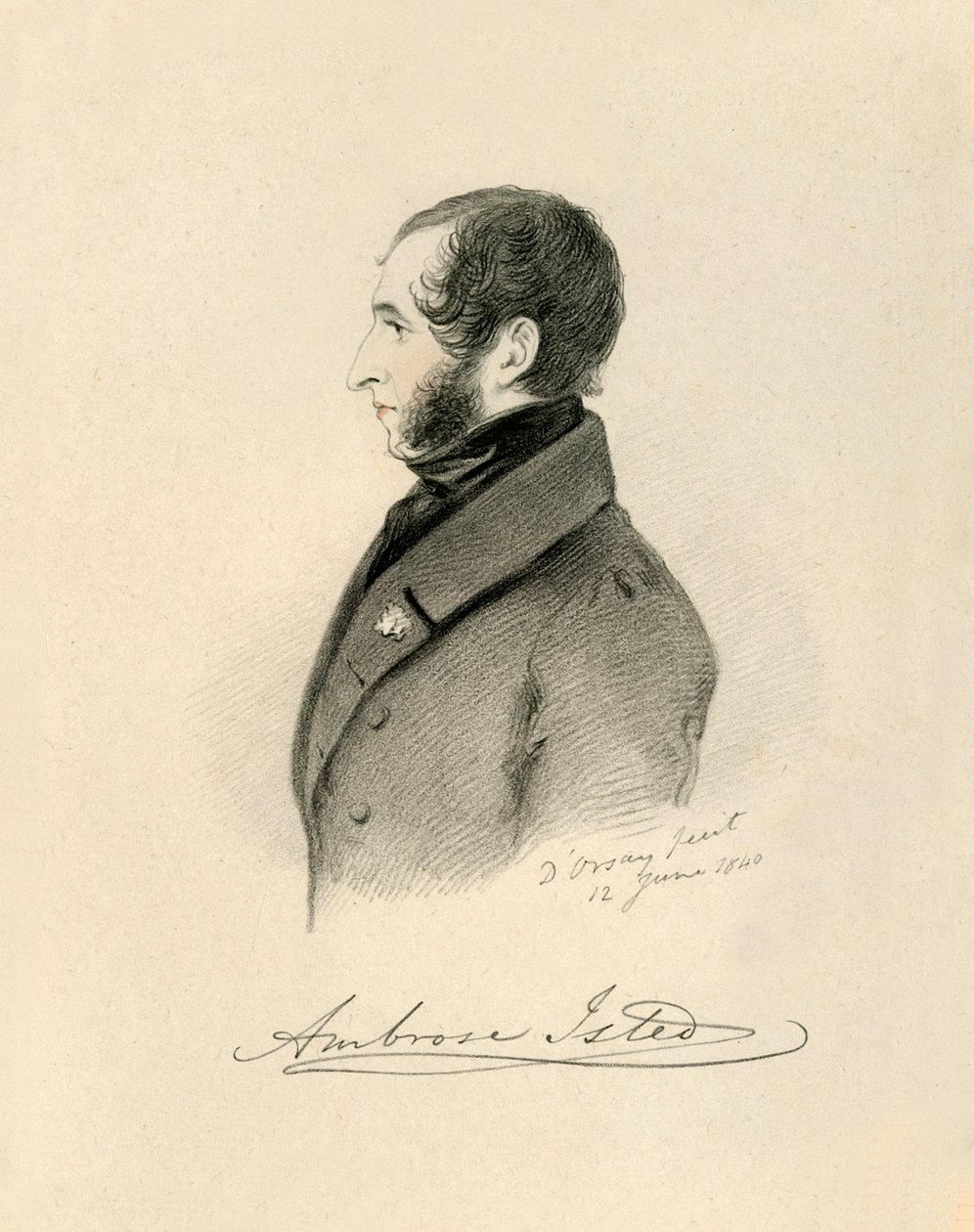 Ambrose Isted, 1840. av Richard James Lane