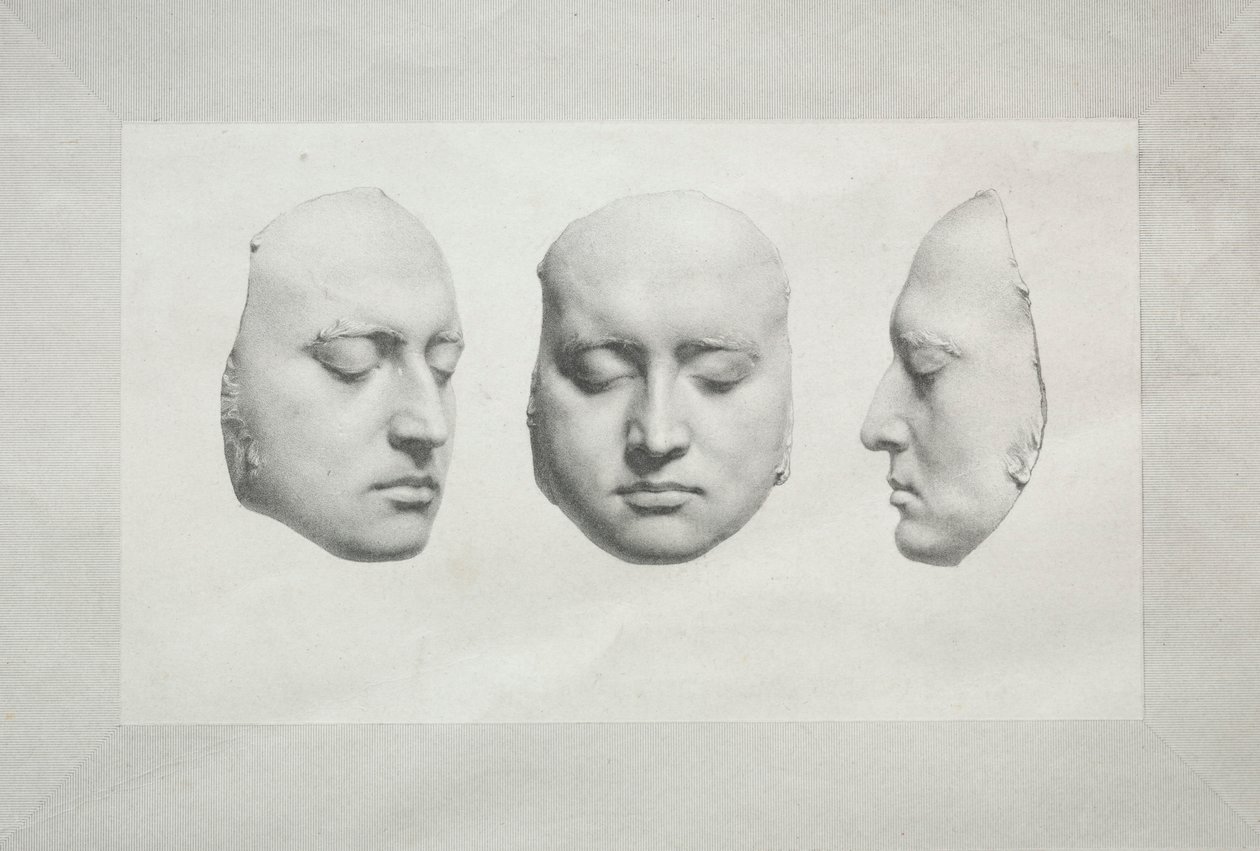 Dødsmaske til Sir Thomas Lawrence. av Richard James Lane