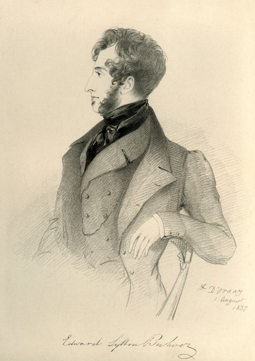 Edward Lytton Bulwer, 1837. av Richard James Lane