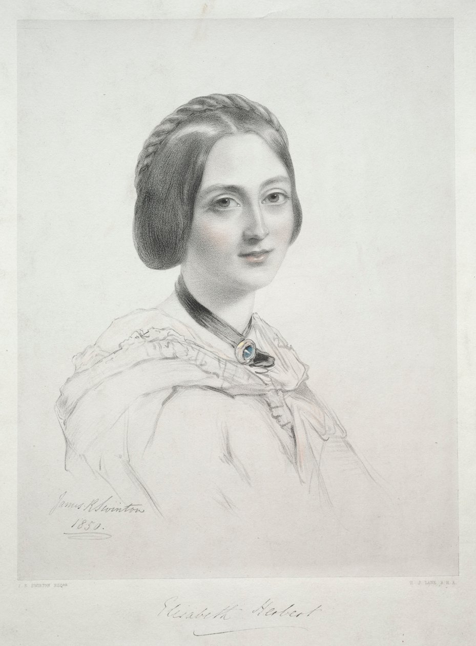 Lady Elizabeth Herbert. av Richard James Lane