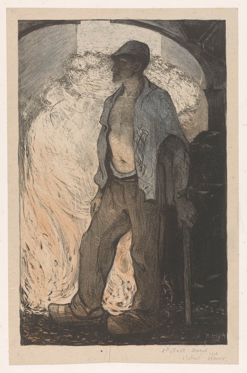 Arbeider ved en brann av Richard Nicolaüs Roland Holst