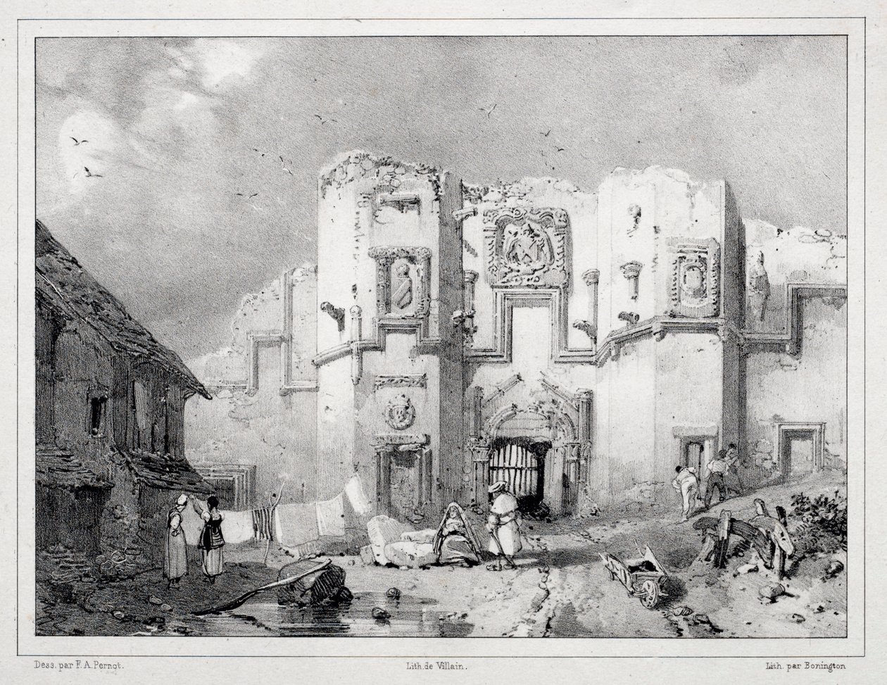 Old Gateway i Stirling, 1826. av Richard Parkes Bonington