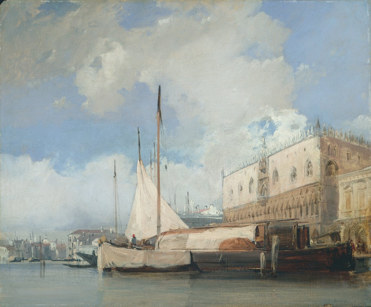 Dogepalasset, Venezia, 1826. av Richard Parkes Bonington