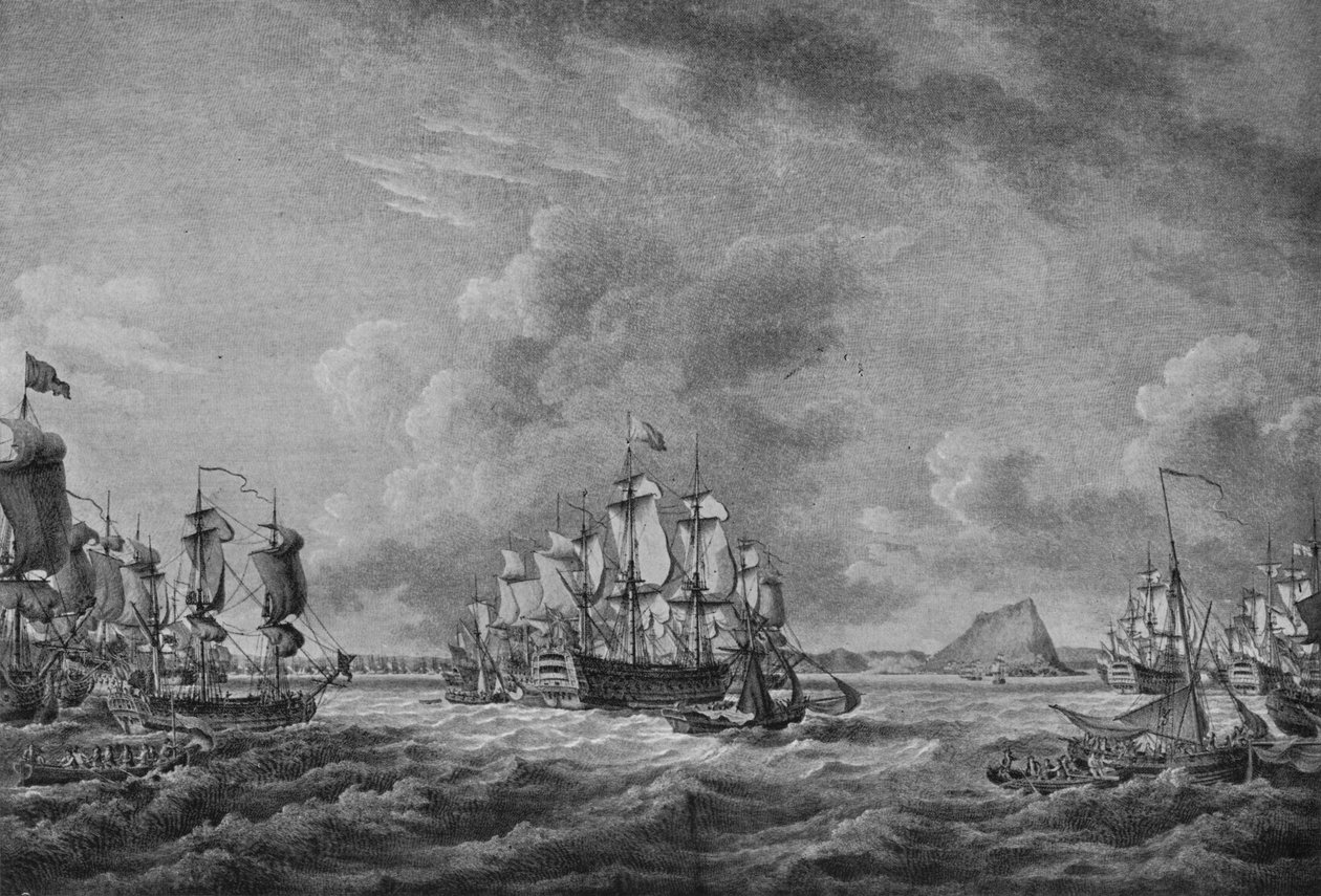 Howe i Gibraltar, c1785 av Richard Paton