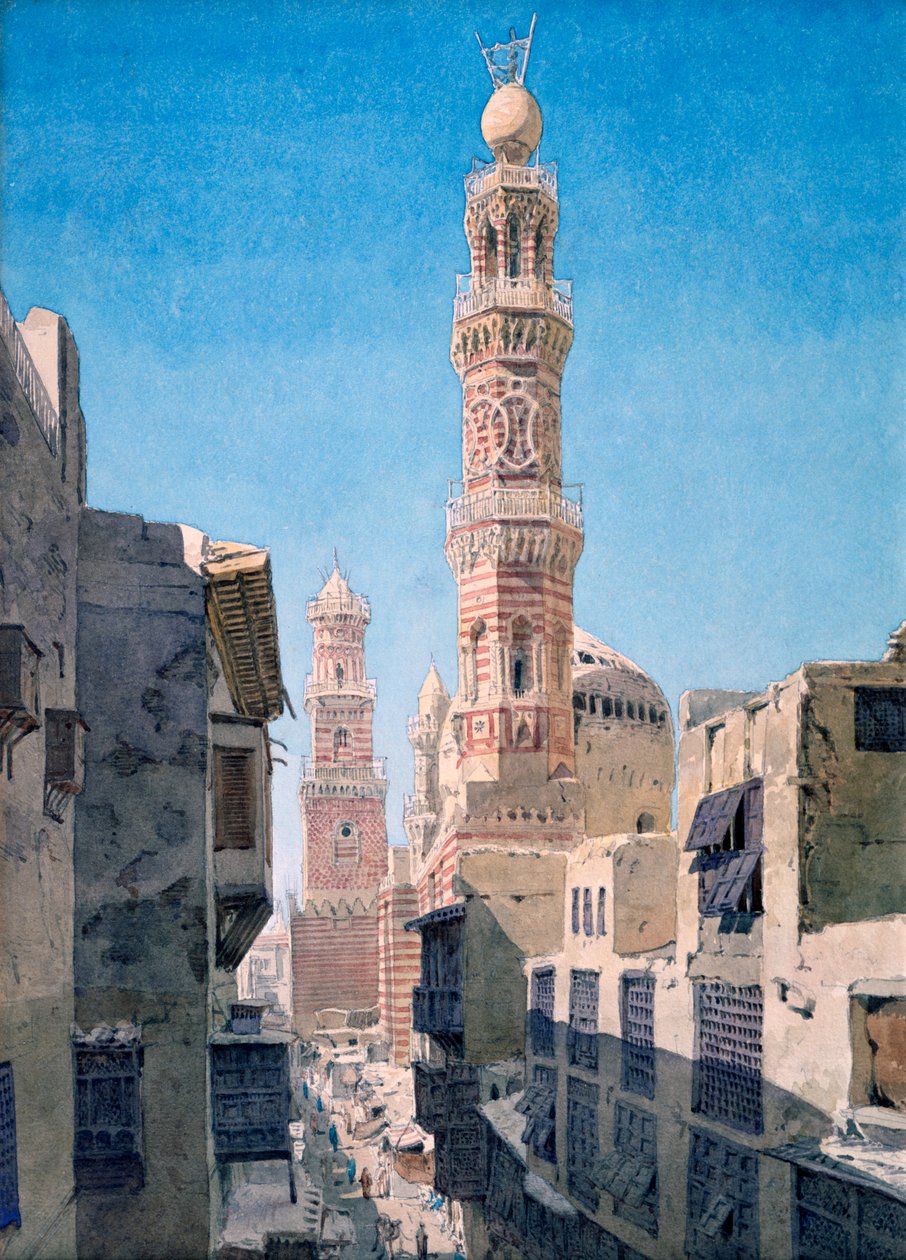 Souk al Nahhas In, Kairo, 1866 av Richard Phene Spiers