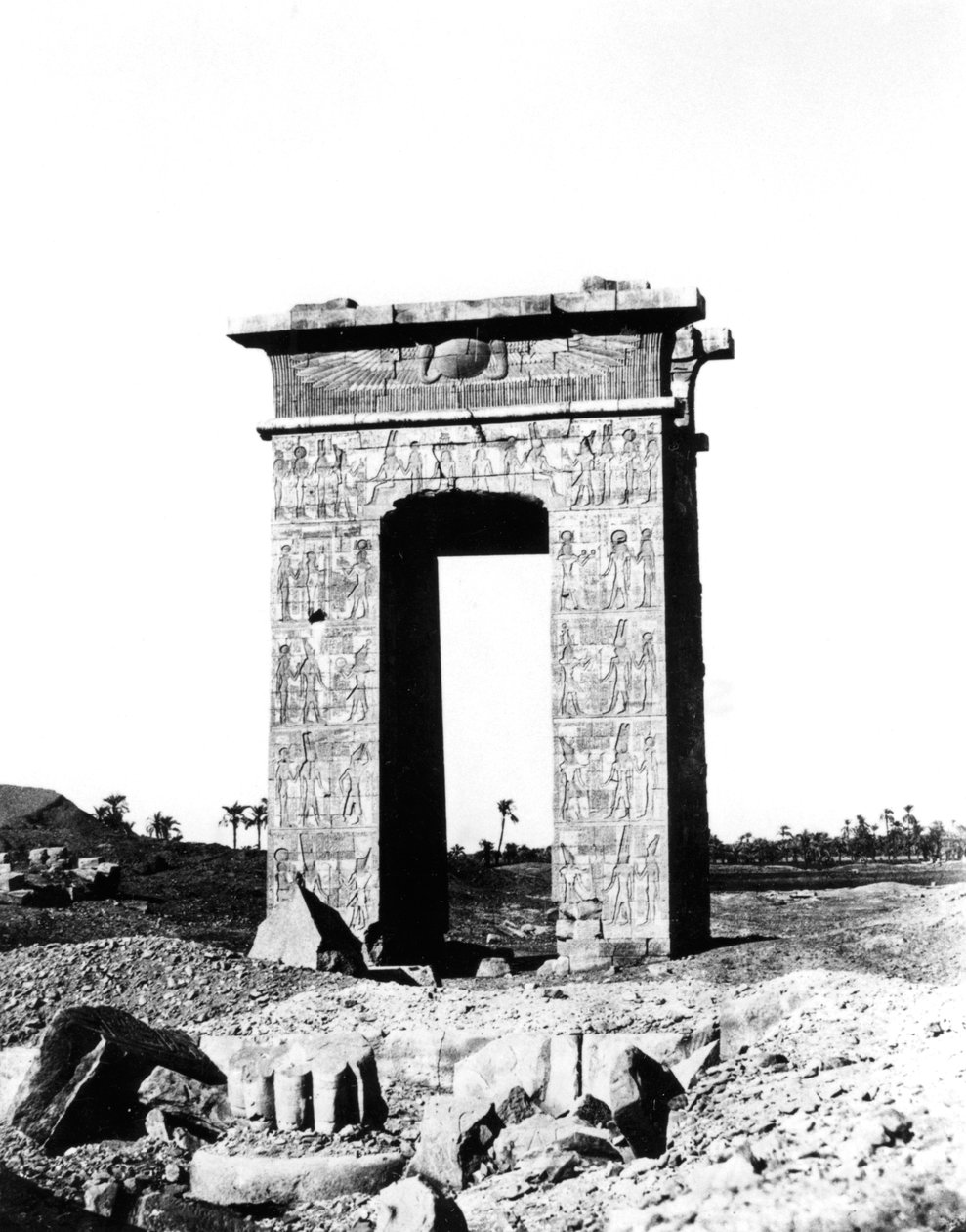 Temple Arch i Karnak, Egypt, 1863-1864 av Richard Phene Spiers