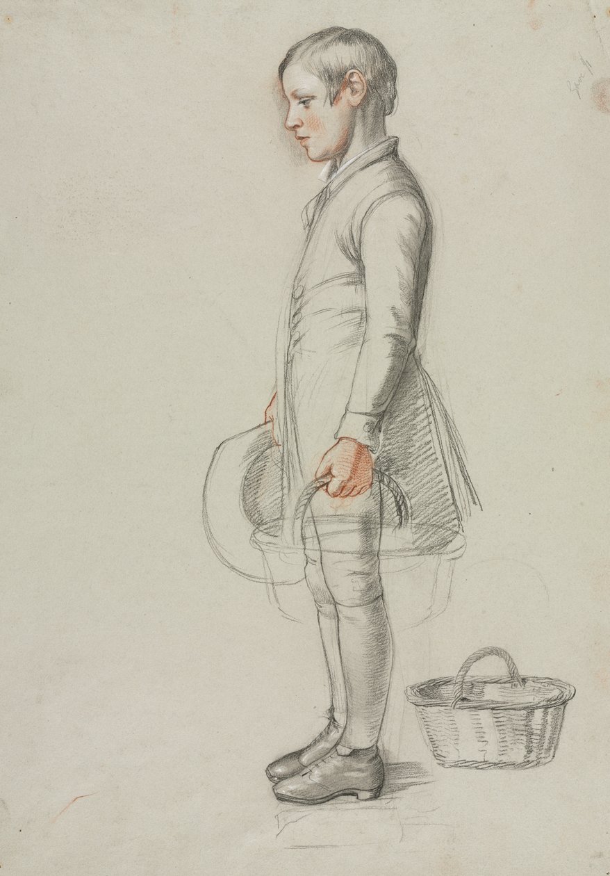 Studie for Country Cousins, ca. 1847-1848. av Richard Redgrave