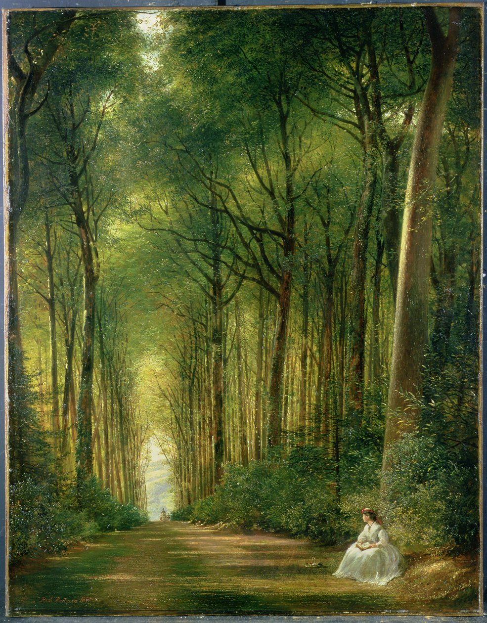 The Beech Avenue, Denbies, 1870 av Richard Redgrave