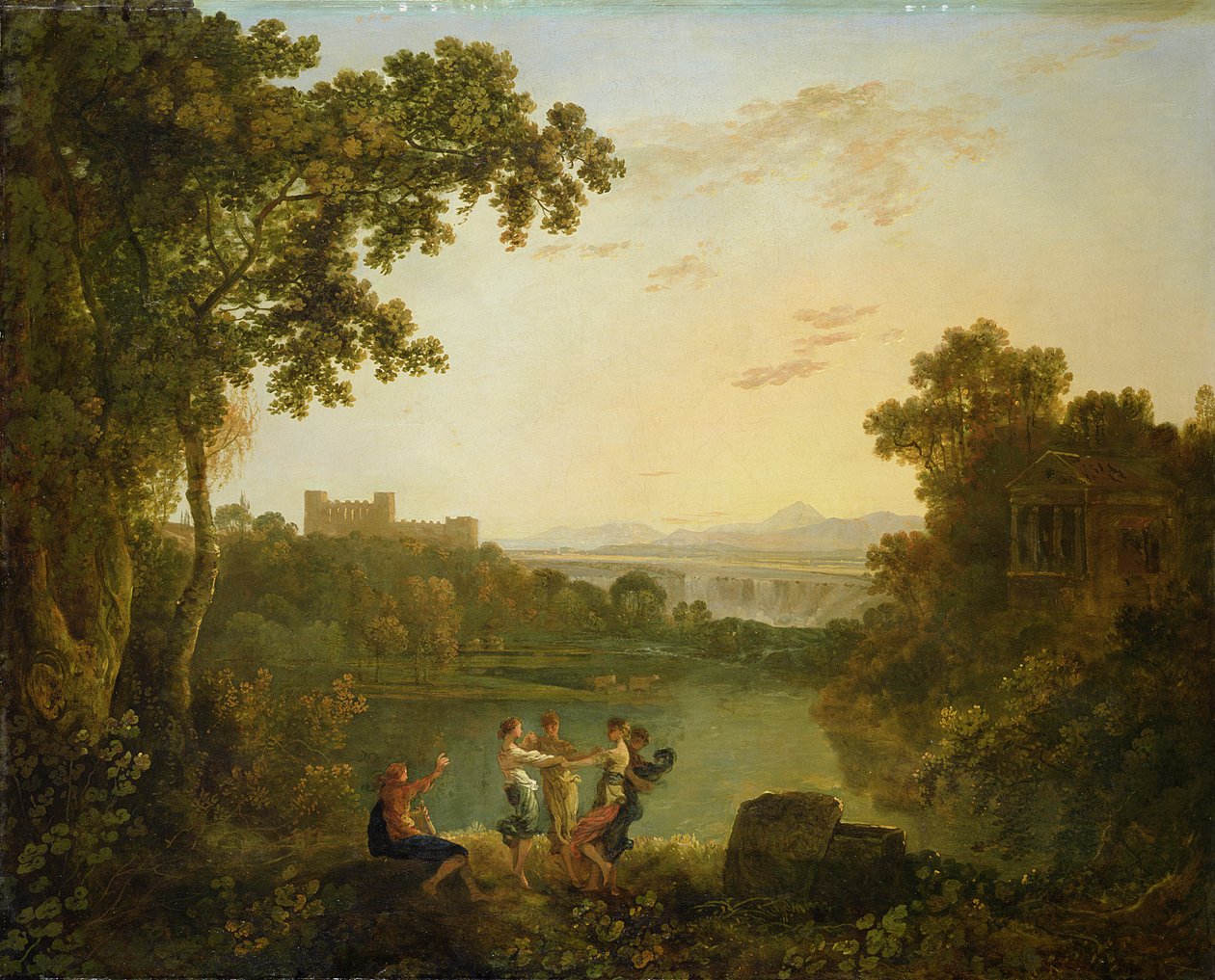 Apollo og årstidene (olje på lerret) av Richard Wilson