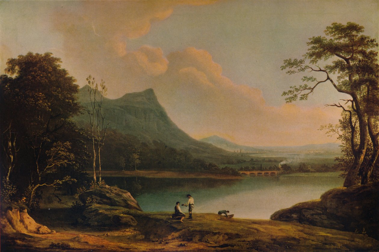 Dolgelly Bridge, 1774, 1938 av Richard Wilson