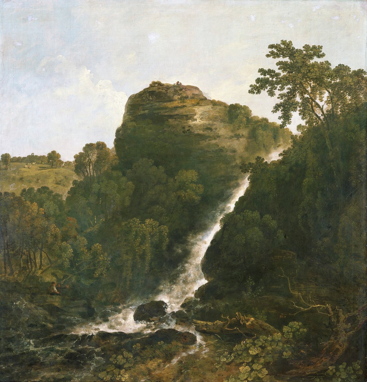 Lydford Waterfall, Tavistock, 1771. av Richard Wilson