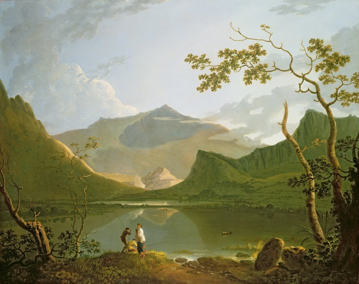 Snowdon (olje på lerret) av Richard Wilson