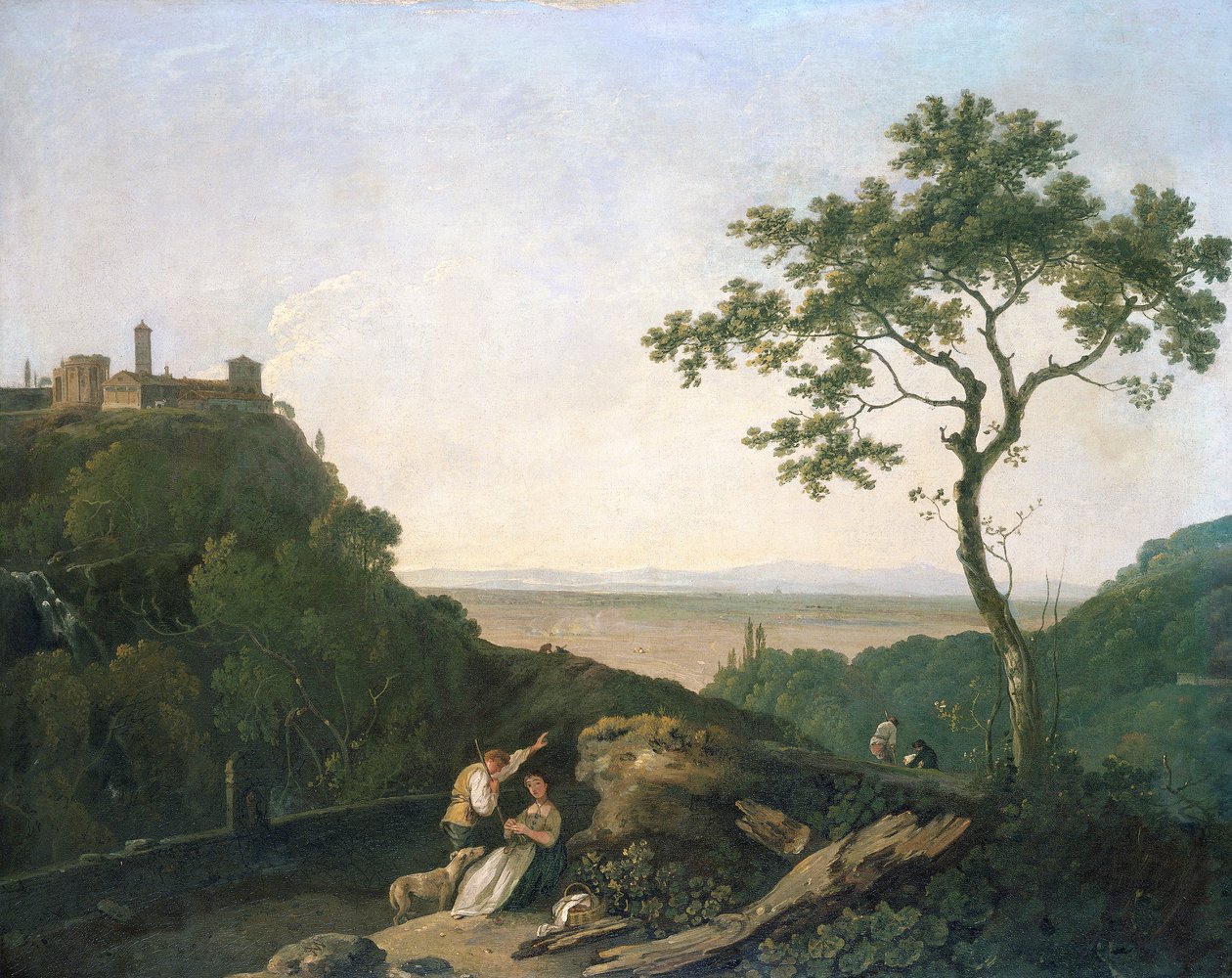 Utsikt i Tivoli, c1765-1770. av Richard Wilson