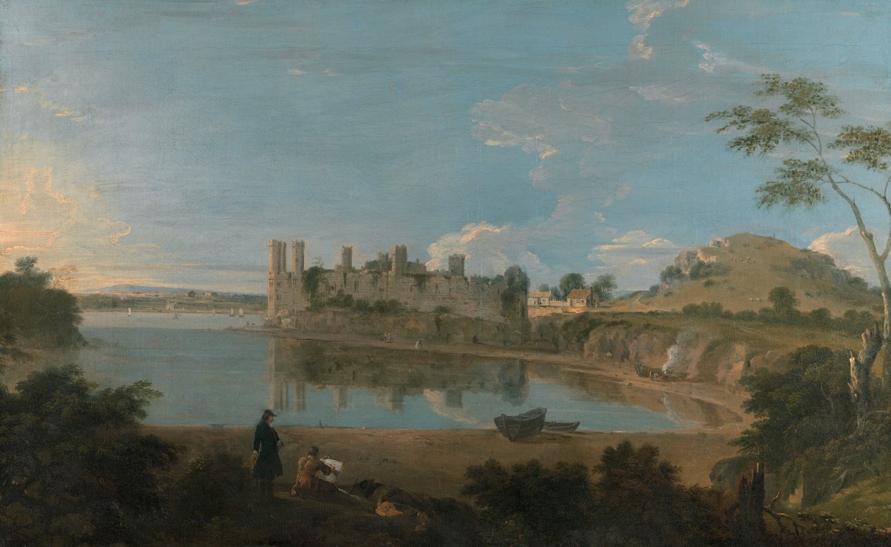 Caernarfon slott av Richard Wilson