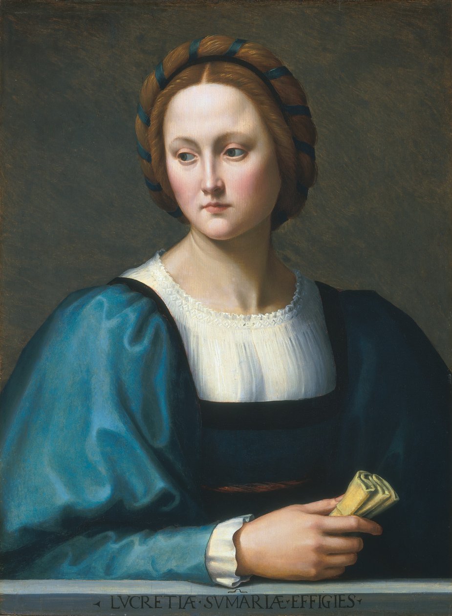 Lucrezia Sommaria, ca. 1510. av Ridolfo Ghirlandaio
