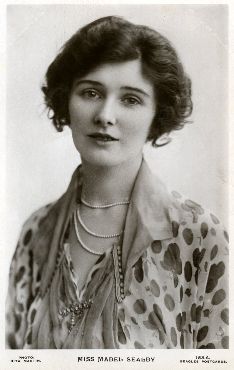 Mabel Sealby , britisk skuespillerinne, c1900-c1910s. av Rita Martin