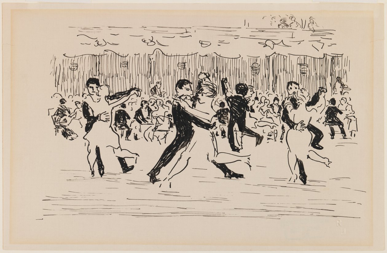 Ballroomscene (par som danser) av Robert Cozad Henri