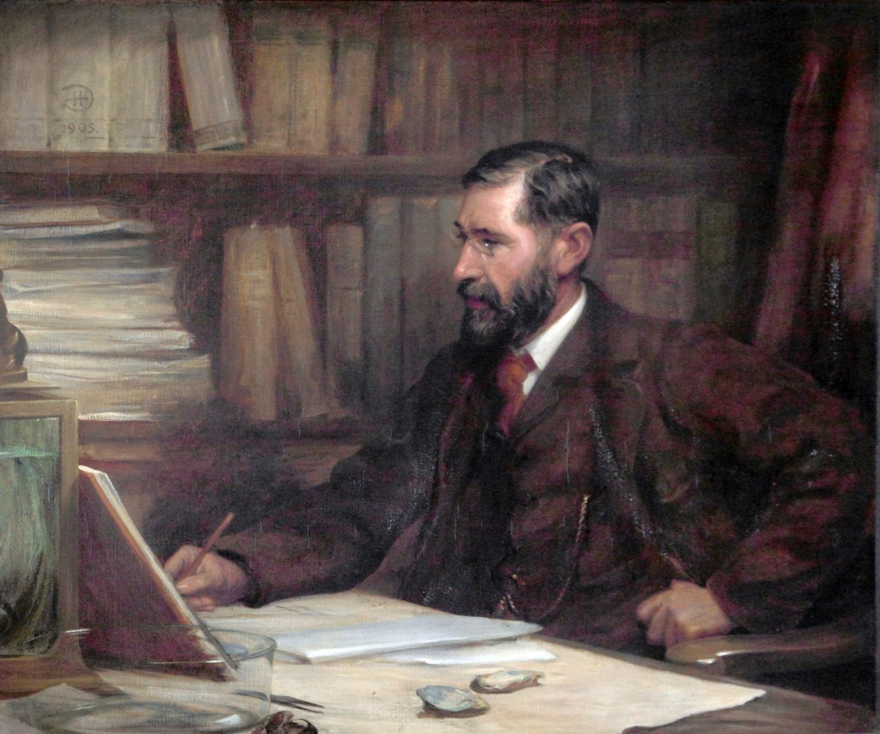 Professor Sir William Abbot Herdman, 1905 av Robert Duddingstone Herdman