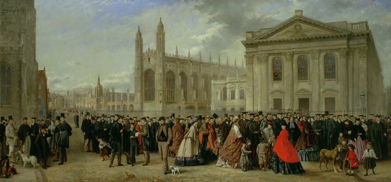 Gradmorgen ved Cambridge i 1863 av Robert Farren