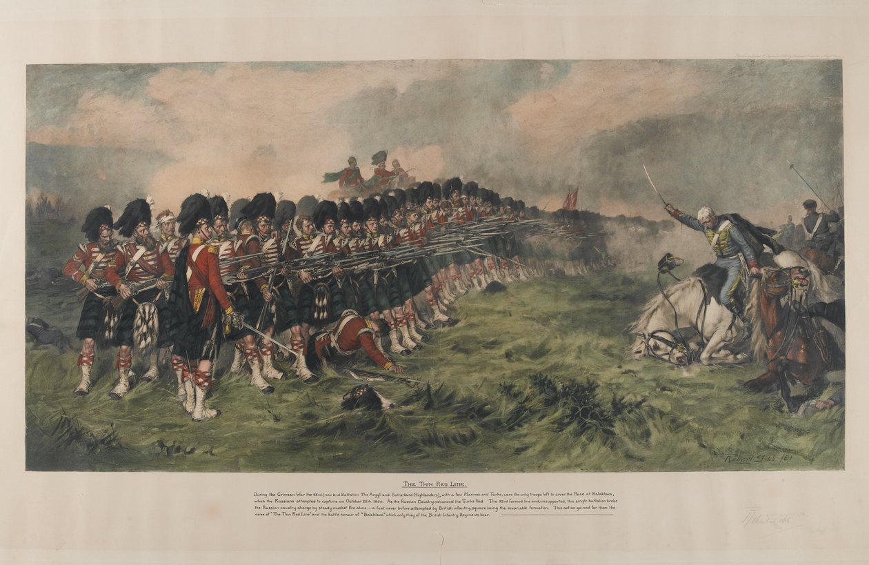 The Thin Red Line, utgitt 1883 av Robert Gibb