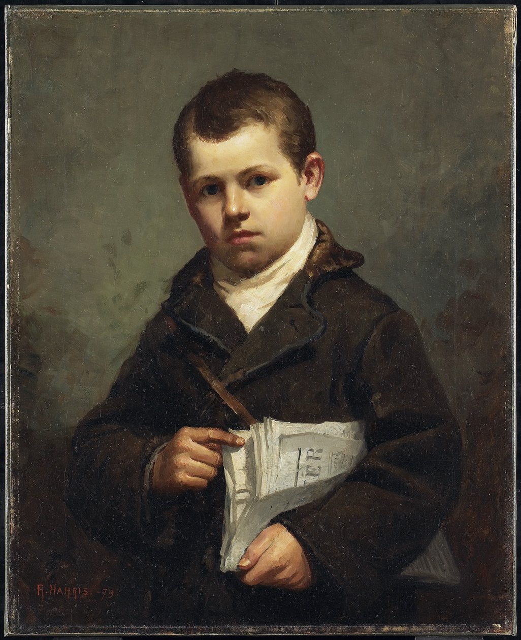 The News Boy, 1879 av Robert Harris