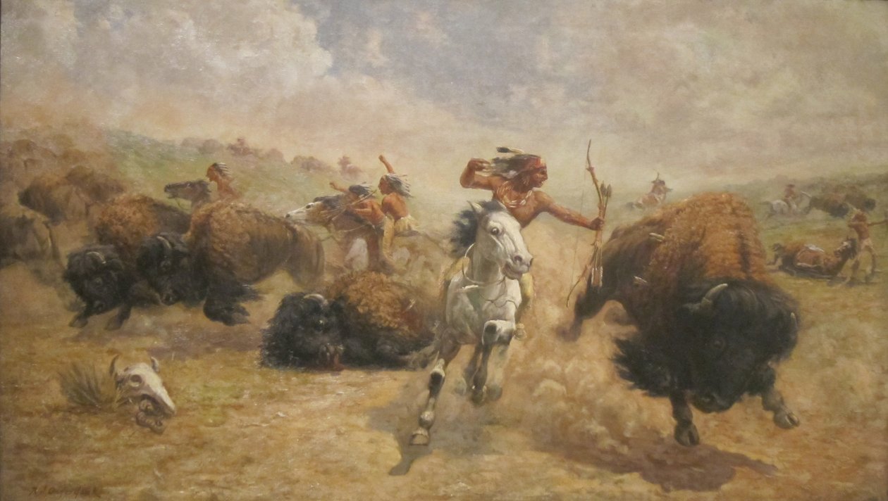 Buffalo Hunt av Robert Jenkins Onderdonk