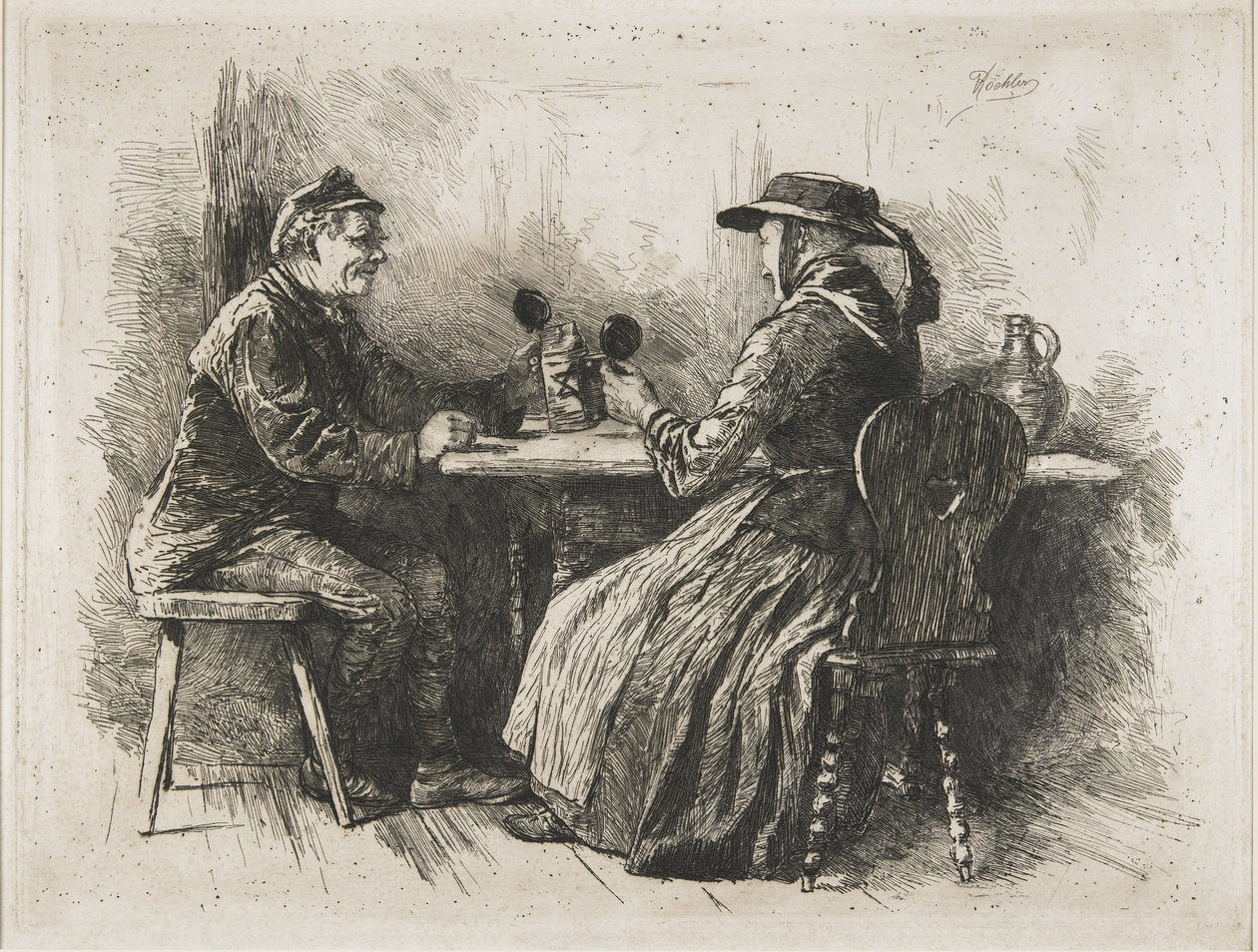 Spør!, 1886 av Robert Koehler