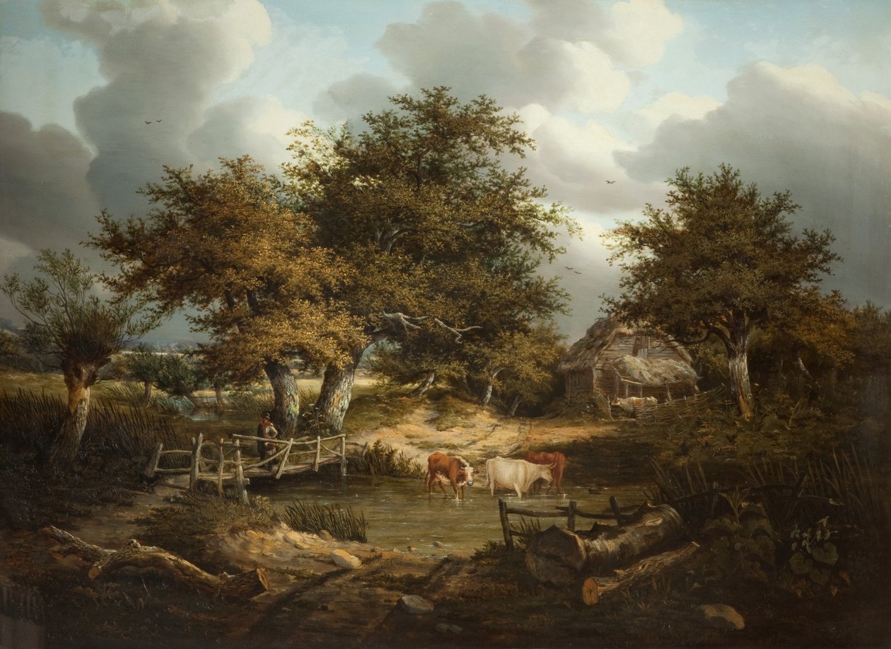 Den gamle gårdsplassen av Robert Ladbrooke